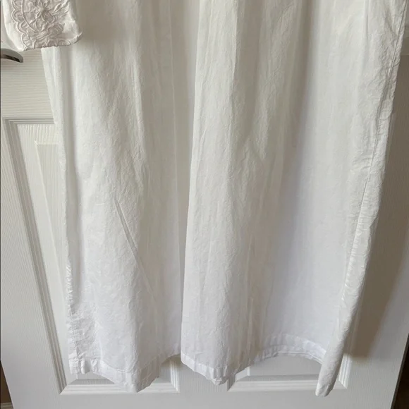ALEXANDER DEL ROSSA White Cotton Nightgown - Picture 5 of 10